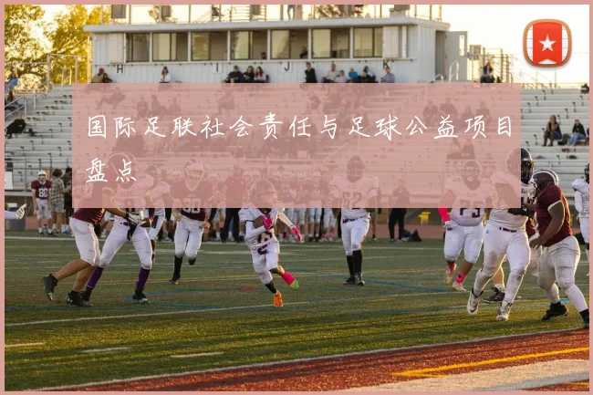 国际足联社会责任与足球公益项目盘点